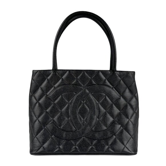 CHANEL Black Caviar Leather Bag - Picture 1 of 5